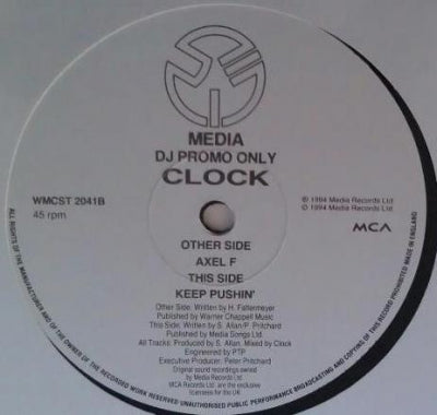 CLOCK - Axel F / Keep Pushin'