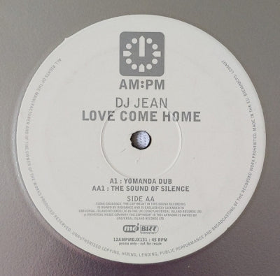 DJ JEAN - Love Come Home