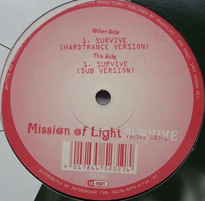 MISSION OF LIGHT - Survive