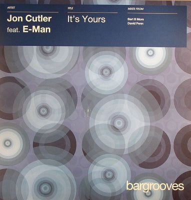 JON CUTLER FEAT E-MAN - It's Yours