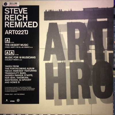 STEVE REICH - Steve Reich Remixed