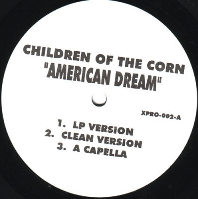 CHILDREN OF THE CORN (MASE, CAM'RON & BIG L). - American Dream / Harlem U.S.A.