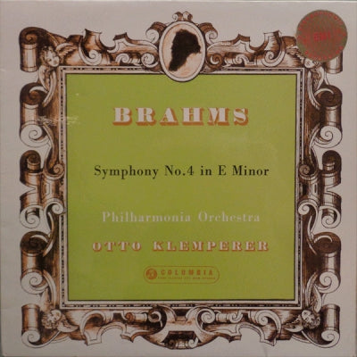 BRAHMS, OTTO KLEMPERER CONDUCTING THE PHILHARMONIA ORCHESTRA - Symphony No.4 In E Minor