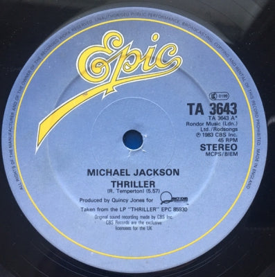 MICHAEL JACKSON - Thriller