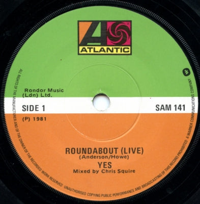 YES - Roundabout (Live)
