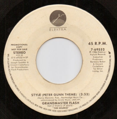 GRANDMASTER FLASH  - Style (Peter Gunn Theme) (Vocal)