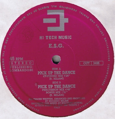 E.S.G. - Pick Up The Dance