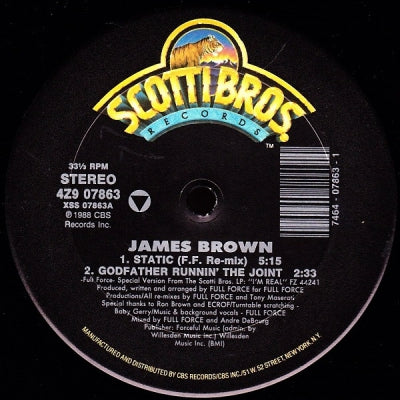 JAMES BROWN - Static