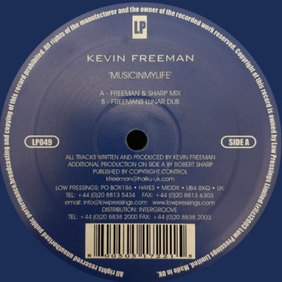 KEVIN FREEMAN - Musicinmylife