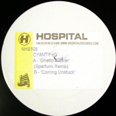 CYANTIFIC - Ghetto Blaster (Sparfunk Remix) / Coming Unstuck