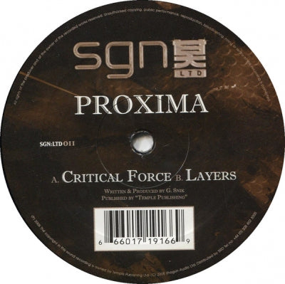 PROXIMA - Critical Force / Layers