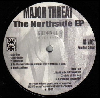 MAJOR THREAT - The Northside EP