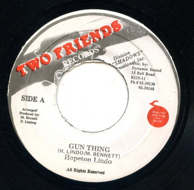 HOPETON LINDO - Gun Thing / Version
