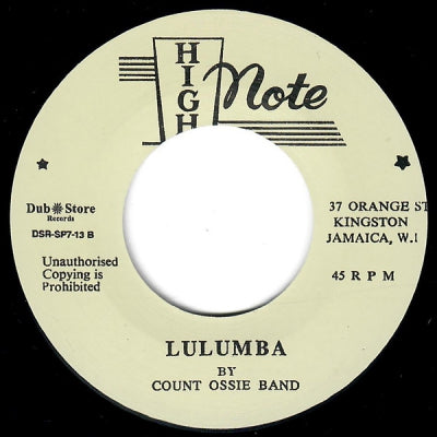 COUNT OSSIE BAND - Lulumba (Alternative Take) / Lulumba
