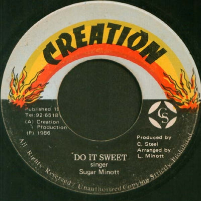 SUGAR MINOTT - Do It Sweet / Version