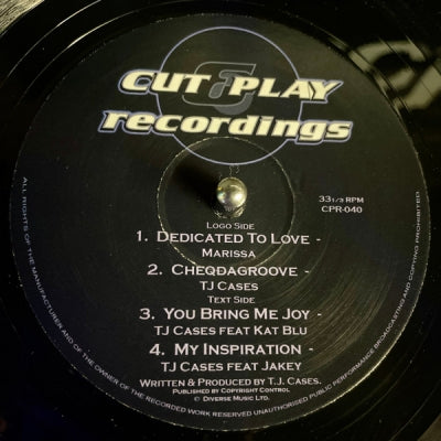 VARIOUS (MARISSA / TJ CASES) - Dedicated To Love / Cheqdagroove