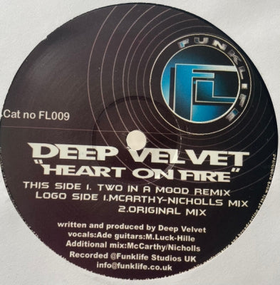 DEEP VELVET - Heart On Fire