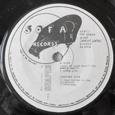 THE SHAPES - Wot's For Lunch Mum? EP