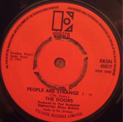 THE DOORS - People Are Strange / Unhappy Girl