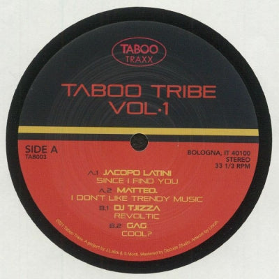 VARIOUS - Taboo Tribe Vol.1