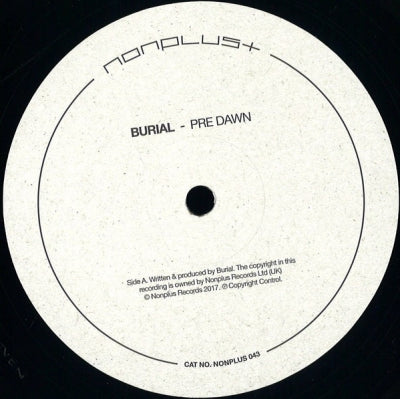 BURIAL - Pre Dawn / Indoors