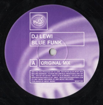 DJ LEWI - Blue Funk / Hold Me Tight