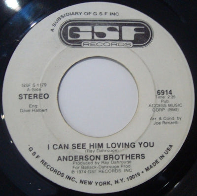 THE ANDERSON BROTHERS - I Can See Him Loving You