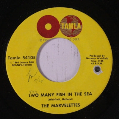 THE MARVELETTES - Two Many Fish In The Sea / A Need For Love