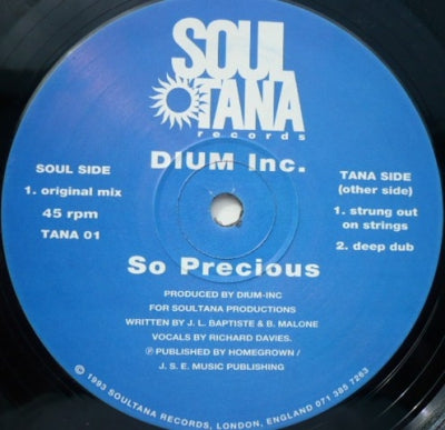 DIUM INC. - So Precious