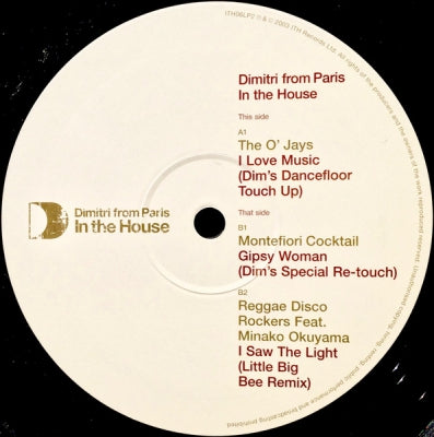 VARIOUS - Dimitri From Paris Presents In The House (Part 2)