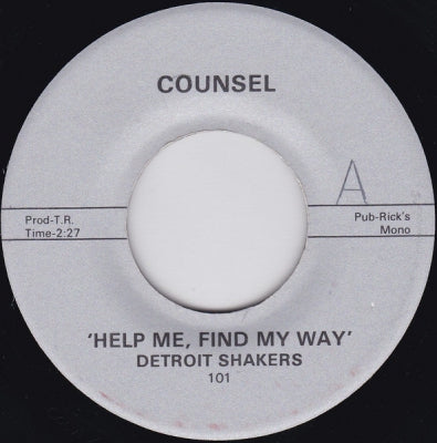 THE DETROIT SHAKERS - Help Me Find My Way