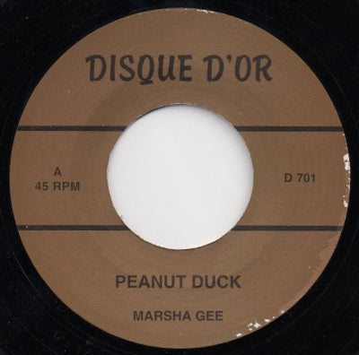 MARSHA GEE / RAY CHARLES - Peanut Duck / I Don't Need No Doctor