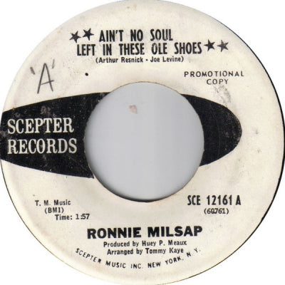 RONNIE MILSAP - Ain't No Soul Left In These Ole Shoes / Another Branch From The Old Tree