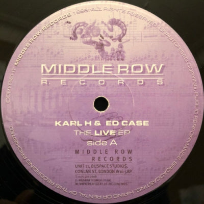 KARL H & ED CASE - The Live EP
