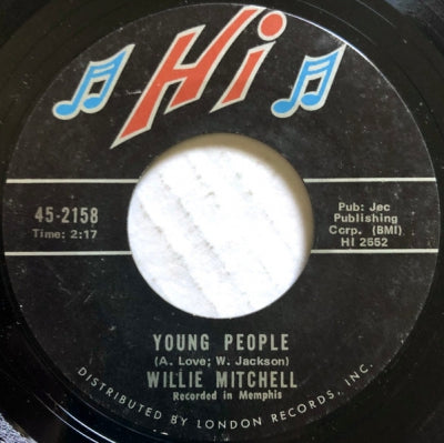WILLIE MITCHELL - Young People / Kitten Korner.