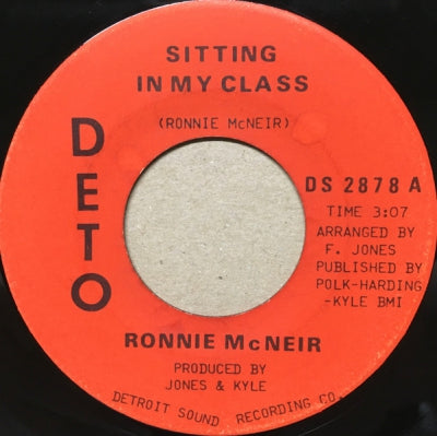 RONNIE MCNEIR  - Sitting In My Class / Isn't She A Pretty Girl