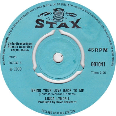 LINDA LYNDELL - Bring Your Love Back To Me / Here I Am
