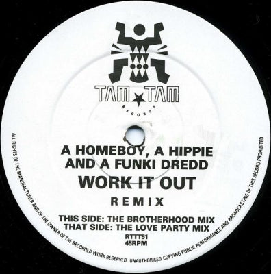A HOMEBOY, A HIPPIE & A FUNKI DREDD - Work It Out (Remix)
