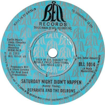 REPARATA AND THE DELRONS - Saturday Night Didn't Happen / Panic