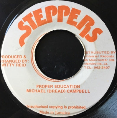 MICHAEL (DREAD) CAMPBELL - Proper Education / Educational Style