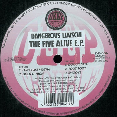 DANGEROUS LIAISON - The Five Alive E.P.