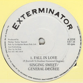 SINGING SWEET & GENERAL DEGREE - Fall In Love / Version