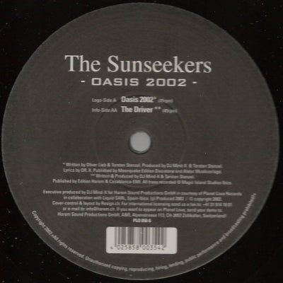THE SUNSEEKERS - Oasis 2002 / The Driver