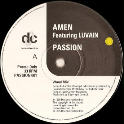 AMEN FEATURING LUVMAN - Passion