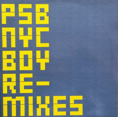 PET SHOP BOYS - NYC Boy