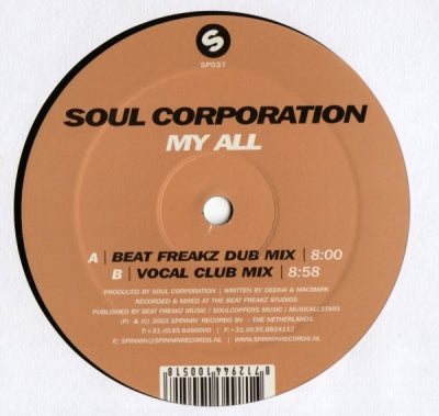 SOUL CORPORATION - My All