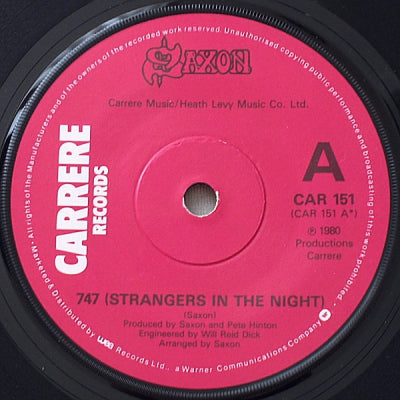 SAXON - 747 (Strangers In The Night) / See The Light Shining