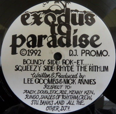 EXODUS TO PARADISE - Rok-Et..... / Rhyde The Rithum