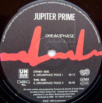 JUPITER PRIME - Dreamphase