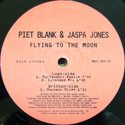 PIET BLANK & JASPA JONES - Flying To The Moon